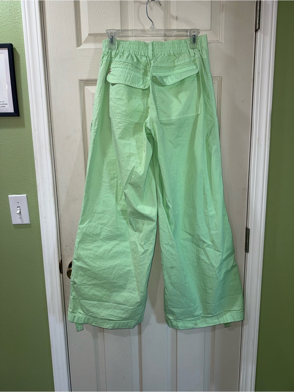 UO BDG Y2K Light Green Cargo Wide-Leg Pants - Picture 2 of 5